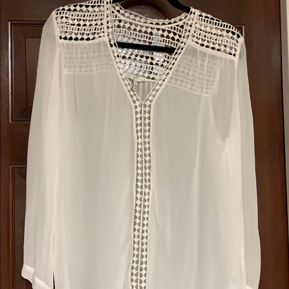 Joie sheer blouse